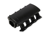 Colector de admisión EFI de chapa metálica de perfil bajo Holley LS3 92 mm Sniper, color negro