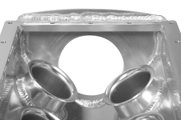 Holley LS3 Sniper Race Series 90mm EFI Fabricated Intake Manifold Polished