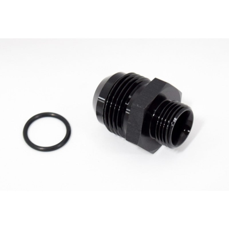 BTR AN to ORB Adapter Fitting -8 ORB to -12AN Black