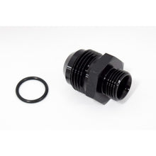 Cargar imagen en el visor de la galería, Adaptador BTR AN a ORB, conector -8 ORB a -12AN, color negro