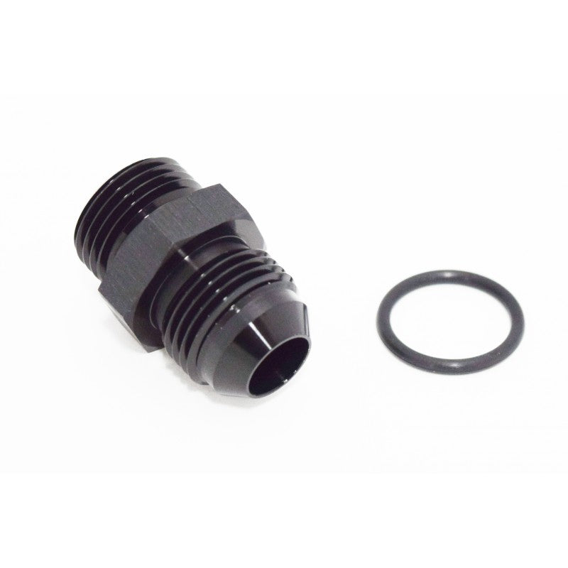 BTR AN to ORB Adapter Fitting -8 ORB to -8AN Black