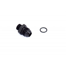 Cargar imagen en el visor de la galería, Adaptador BTR AN a ORB, conector -6 ORB a -8AN, color negro