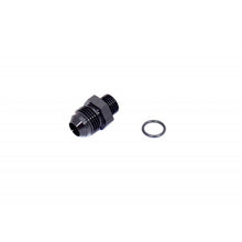 Cargar imagen en el visor de la galería, Adaptador BTR AN a ORB, conector -6 ORB a -8AN, color negro