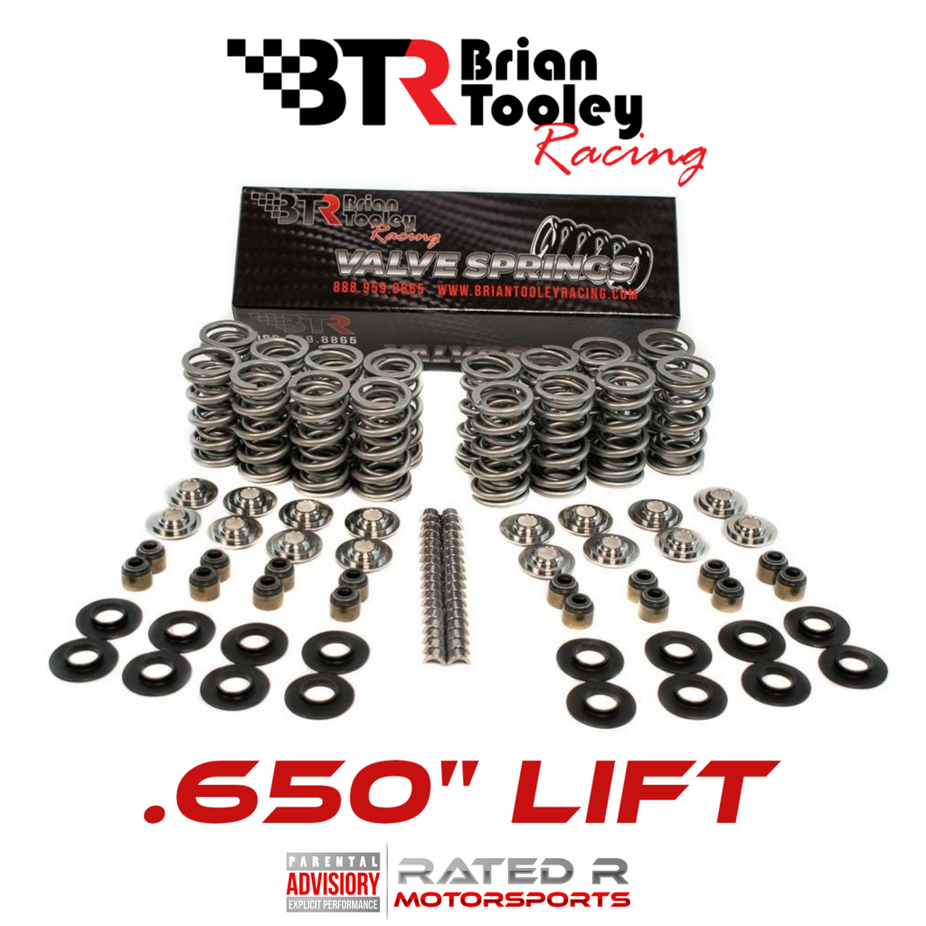 Kit de resortes BTR LS de 0,650" con retenedores de titanio