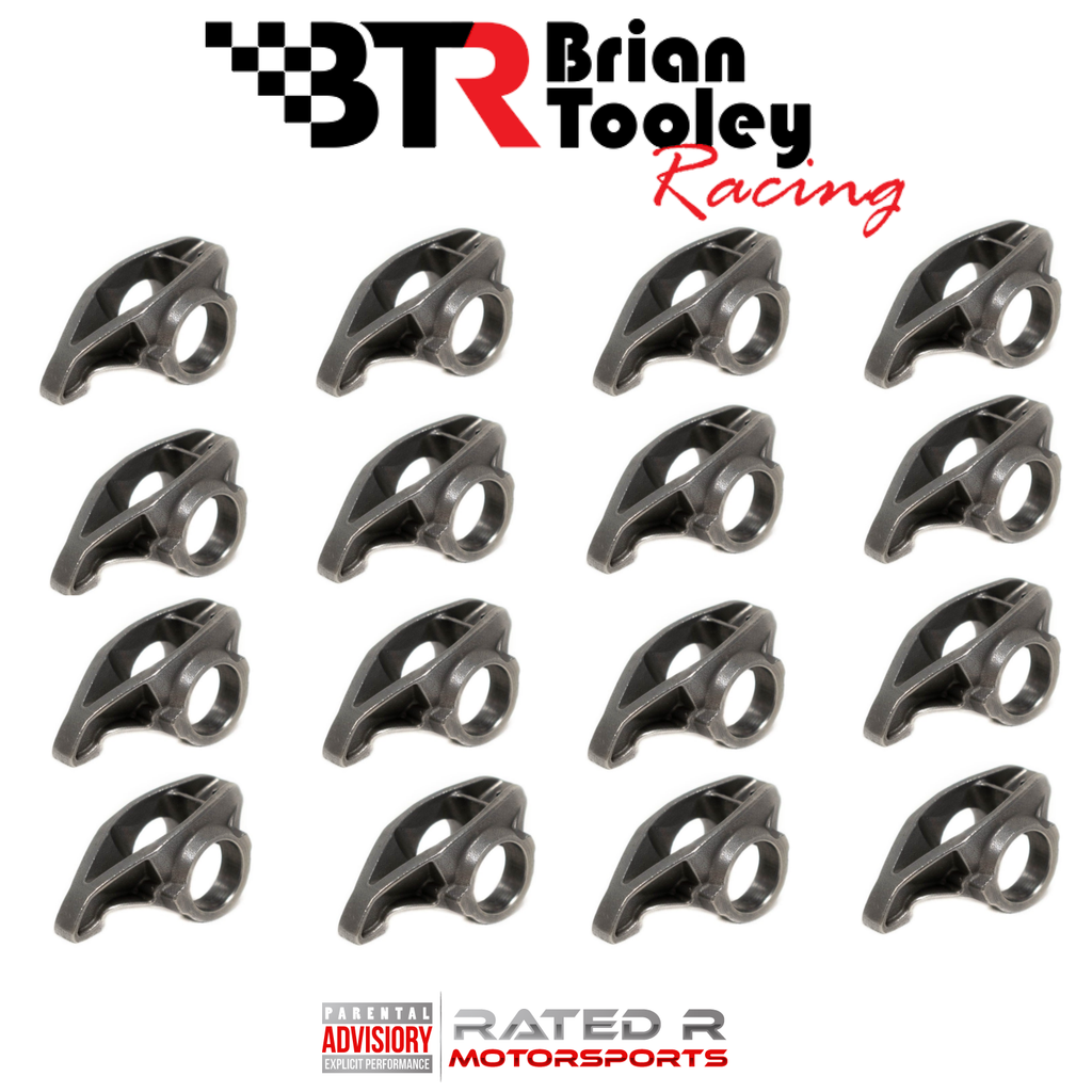 Brazos de balancín desnudos para GM LS1 LS2 LS6 de Brian Tooley Racing, relación 1,7, juego de 16 