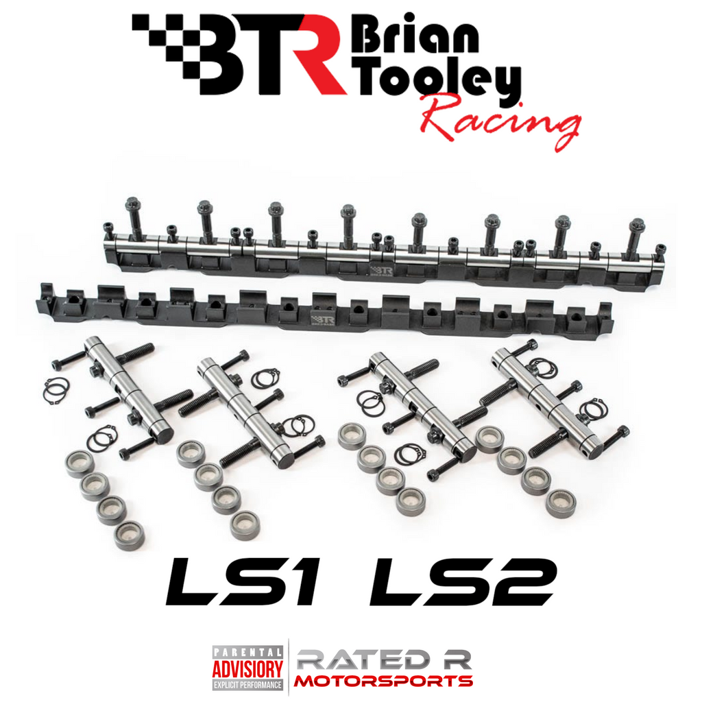 Brian Tooley Racing GM LS1 LS2 Shaft Mount Rocker Kit For OEM Rocker Arms