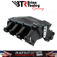 Cargar imagen en el visor de la galería, Colector de admisión BTR LS1 LS2 Ecualizador 1 EFI LS Cathedral Port Negro