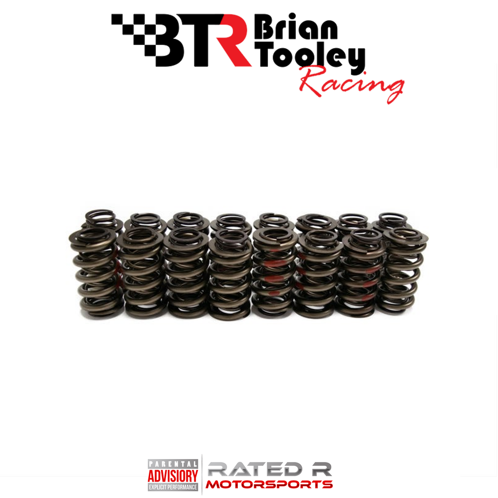 BTR LS .650" Lift Max Pressure Dual Valve Spring Kit With Titanium Retainers (For Roller Rockers)