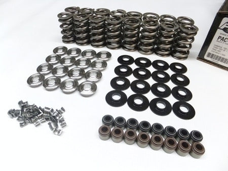 Kit de resortes de válvula y retenedores de titanio Tick Performance LS .750" Lift Pac 1208x