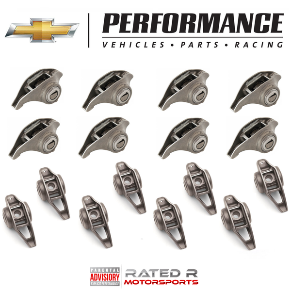 GM LS7 Complete Rocker Arms 1.8 Ratio Set of 16 – Rated R Motorsports Inc