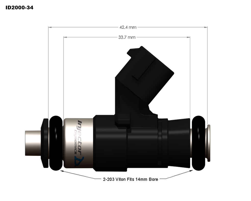 Inyectores de combustible Injector Dynamics LS3 LS7 L99 2000cc