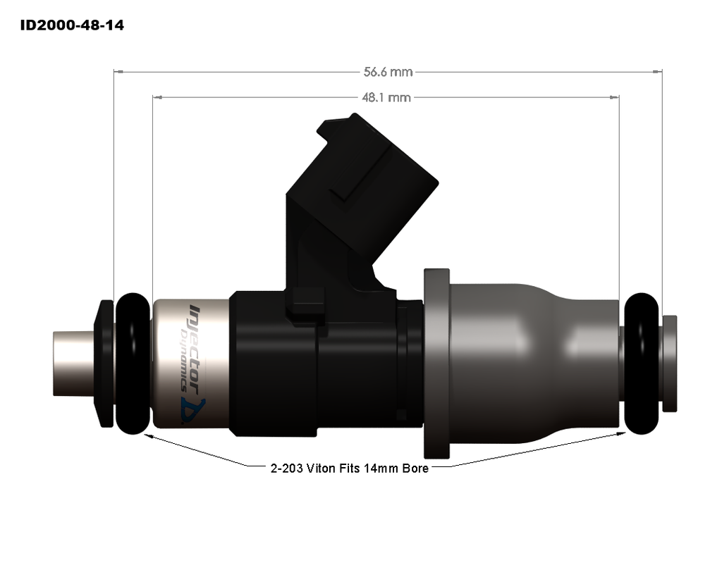 Injector Dynamics LS2 2000cc Fuel Injectors