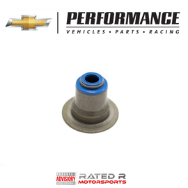 Sellos de vástago de válvula estilo sombrero GM LS para resortes de válvula de estilo único, juego de 16