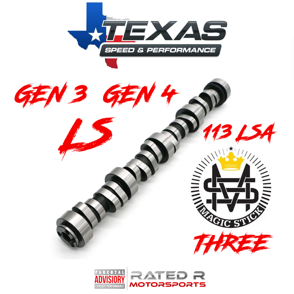 Texas Speed GM Gen 3 & Gen 4 LS Magic Stick 3 Camshaft 112 LSA