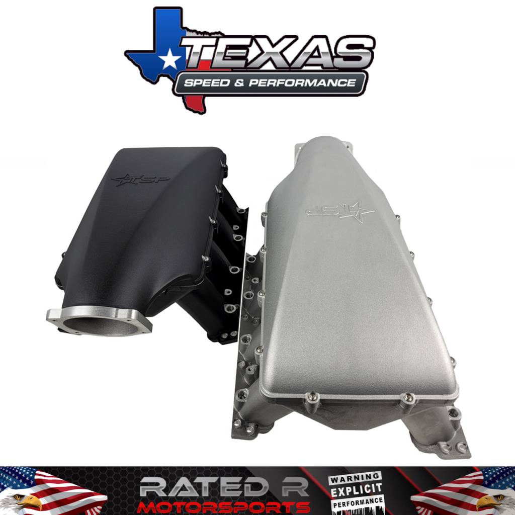 Colector de admisión e inyección Texas Speed ​​Titan LR-T Long Runner de 102 mm con puerto LTx