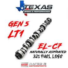 Load image into Gallery viewer, Texas Speed Gen 5 LT1 6.2L EL-C7 Naturally Aspirated Camshaft 32% Fuel Lobe