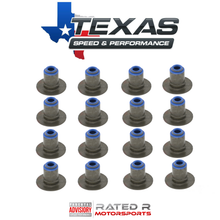 Load image into Gallery viewer, Texas Speed LS Integrated Valve Spring Seat and Seal for Dual Valve Springs Set of 16