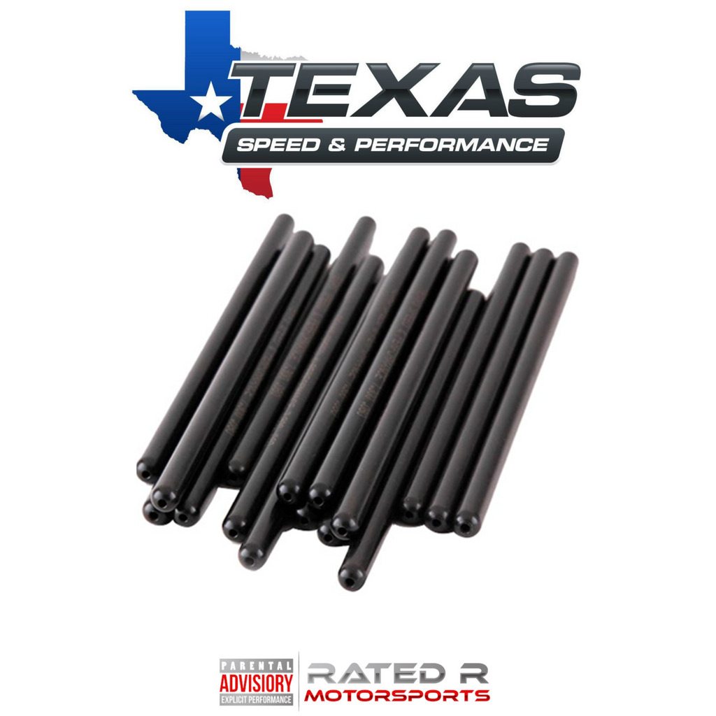 Texas Speed Chromoly 5/16" 7.400" Hardened Pushrod Set LS STANDARD SIZE