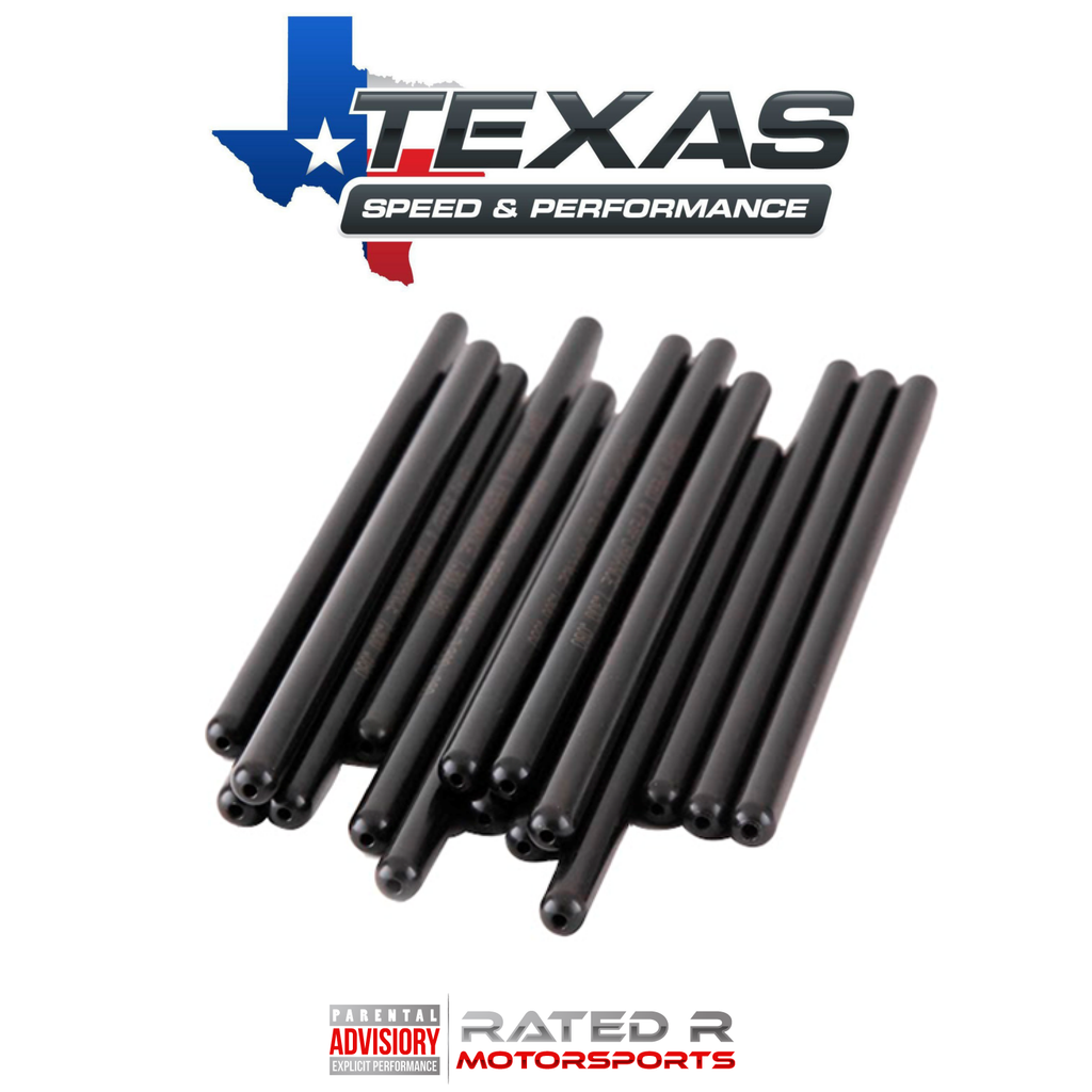 Texas Speed LS PAC .660" Lift Dual Valve Spring Kit Titanium Retainers & Pushrods Set