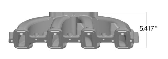 Holley LS1 LS2 Single Palne 4150 Carbureted Intake Manifold Satin