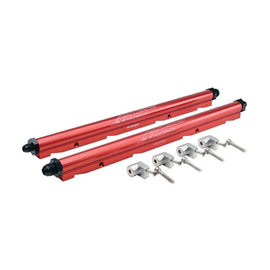 Fast LS1 LS6 Billet Fuel Rail Kit for LSXR Intake Manifold Red