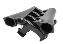 Cargar imagen en el visor de la galería, Colector de admisión fabricado con EFI de 92 mm y doble plenum Holley LS1 LS2 Sniper, color negro