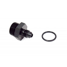 Cargar imagen en el visor de la galería, Adaptador BTR AN a ORB, conector -8 ORB a -4AN, color negro