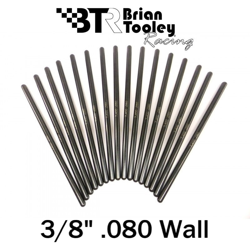 BTR GM LS Hardened Pushrod Set 3/8 Diameter .080 Wall