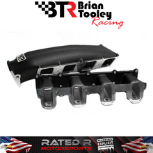 Cargar imagen en el visor de la galería, Colector de admisión de puerto rectangular BTR LS3 L99 L76 L93 Trinity EFI LS negro