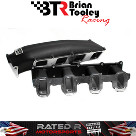 Colector de admisión de puerto rectangular BTR LS3 L99 L76 L93 Trinity EFI LS negro