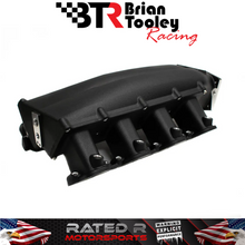 Cargar imagen en el visor de la galería, Colector de admisión de puerto rectangular BTR LS3 L99 L76 L93 Trinity EFI LS negro