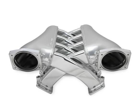 Holley LS3 Sniper Dual Plenum 102mm EFI Fabricated Intake Manifold Polished