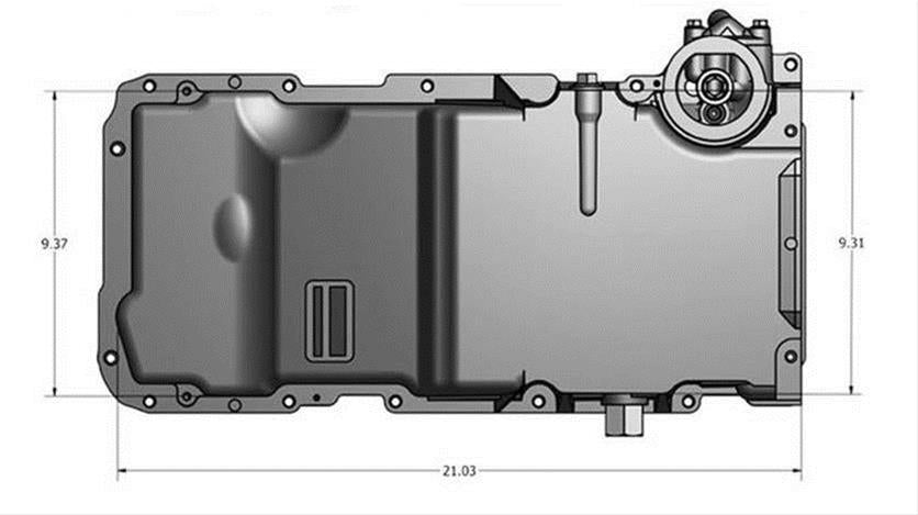 Cárter de aceite del F-Body de Chevrolet Performance