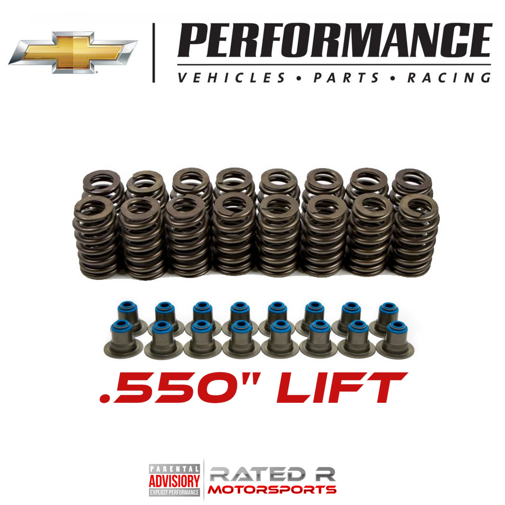 GM LS .550" Lift LS6 Beehive Valve Spring Kit With Seals