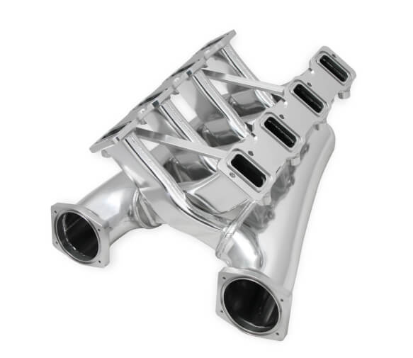 Holley LS3 Sniper Dual Plenum 102mm EFI Fabricated Intake Manifold Polished