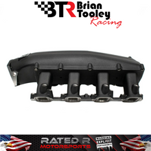 Cargar imagen en el visor de la galería, Colector de admisión con puerto rectangular elevado BTR LS7 Trinity EFI LS, color negro