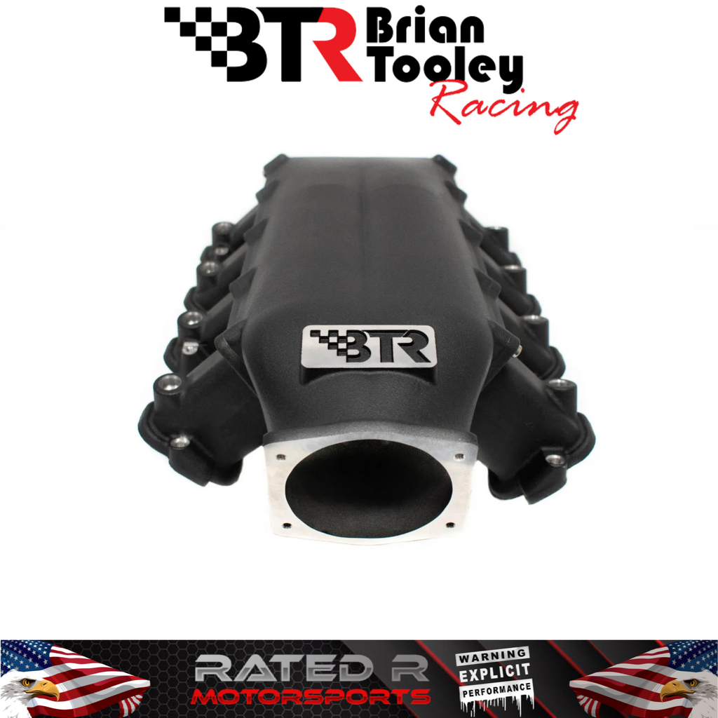 BTR LS7 Trinity EFI LS Raised Rectangle Port Intake Manifold Black