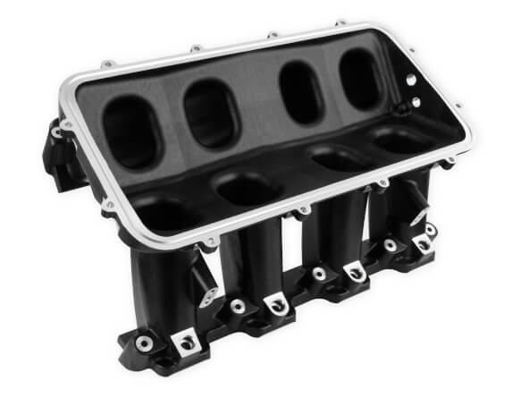 Holley LS7 Hi-Ram EFI Lower Intake Manifold Black