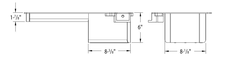 Cárter de aceite trasero económico para carreras Moroso LSx Street/Strip 20145