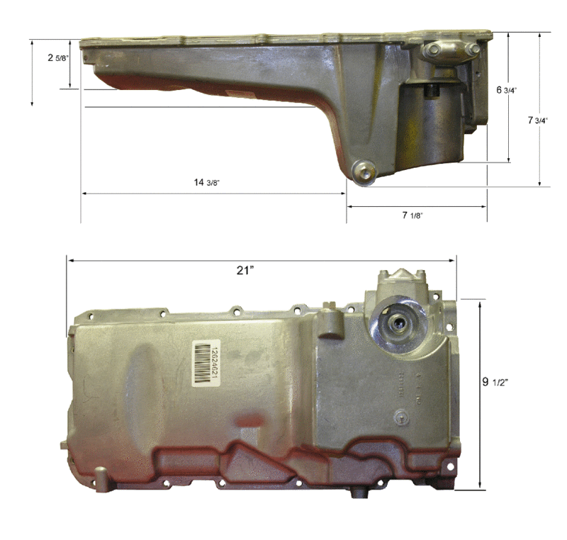 Chevrolet Performance GM LS Muscle Car Oil Pan Kit