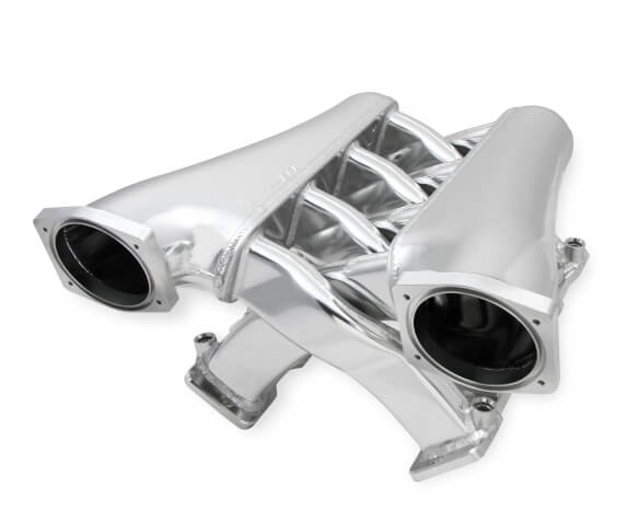 Holley LS1 LS2 Sniper Dual Plenum 102mm EFI Fabricated Intake Manifold Polished