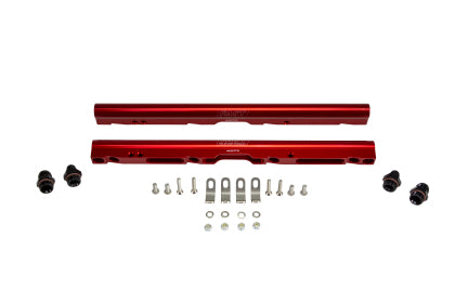 Fast Billet Fuel Rail Kit for LSx 92mm Intake Manifold Red