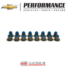 Load image into Gallery viewer, GM LS Hat Style Valve Stem Seals For Single Style Valve Springs Set of 16