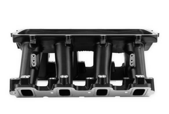 Holley LS7 Hi-Ram EFI Lower Intake Manifold Black