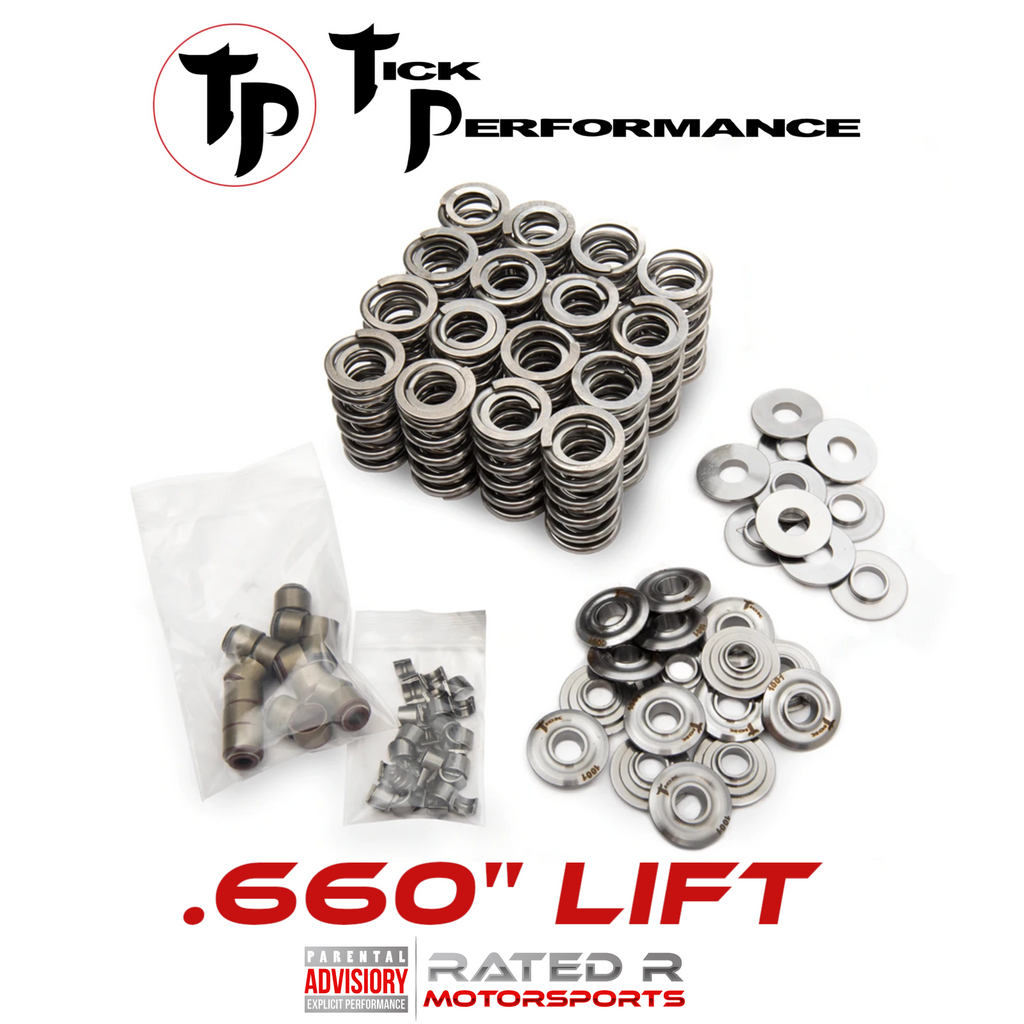 Tick Performance LS .660" Lift Dual Valve Spring Complete Kit