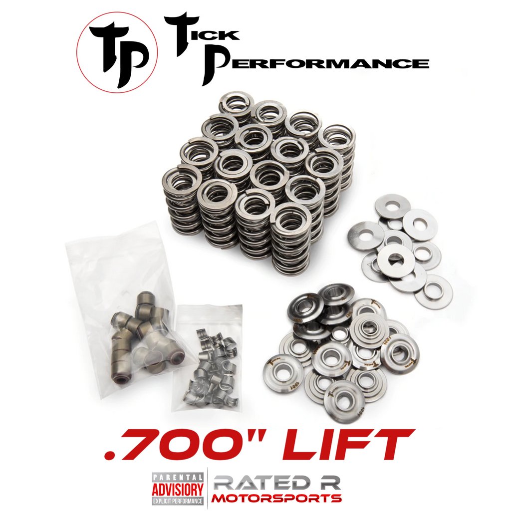 Tick Performance LS PAC 1207X .700" Lift Dual Valve Spring Kit Titanium Retainers