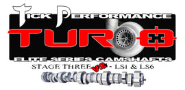 Árbol de levas Tick Performance Turbo Stage 3 V2 LS1 LS6