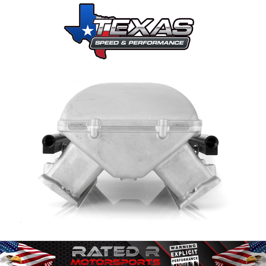 Colector de admisión de puerto rectangular LS3 L99 de 102 mm Texas Speed ​​Titan SR-3 Short Runner