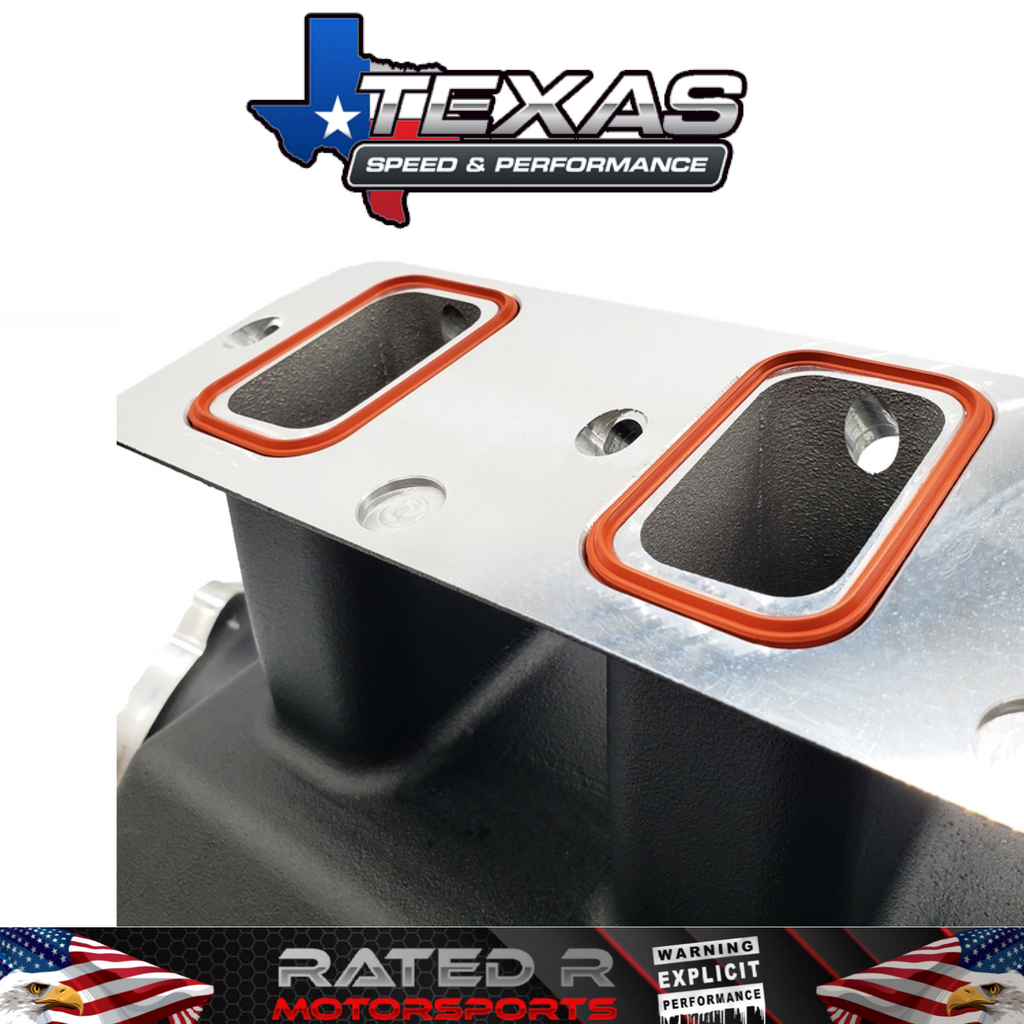 Colector de admisión de puerto rectangular LS7 de 102 mm para modelos Texas Speed ​​Titan SR-7 Short Runner